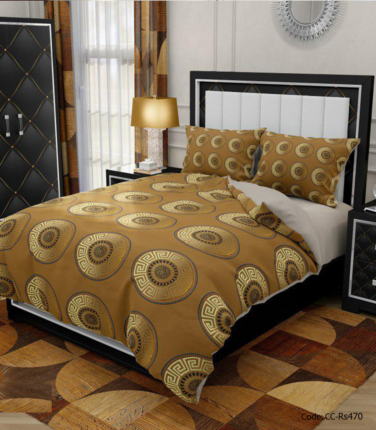 ست روتختی و لحاف مدل لاله