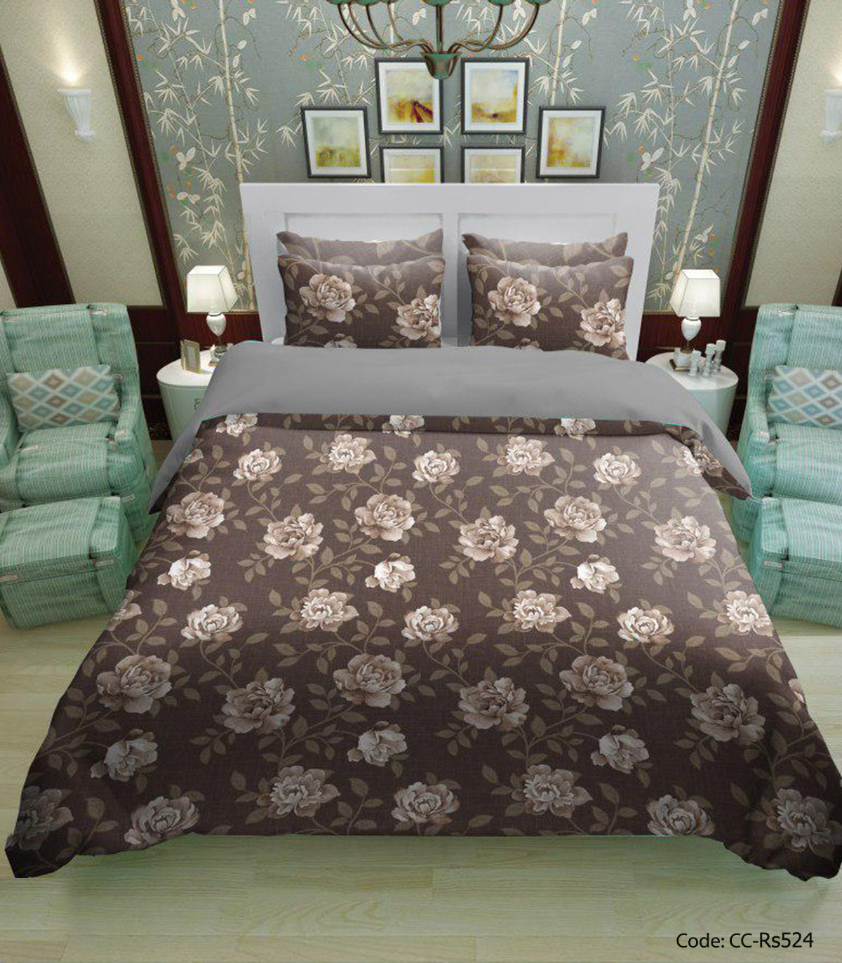 روتختی و ملحفه مدل نارگل