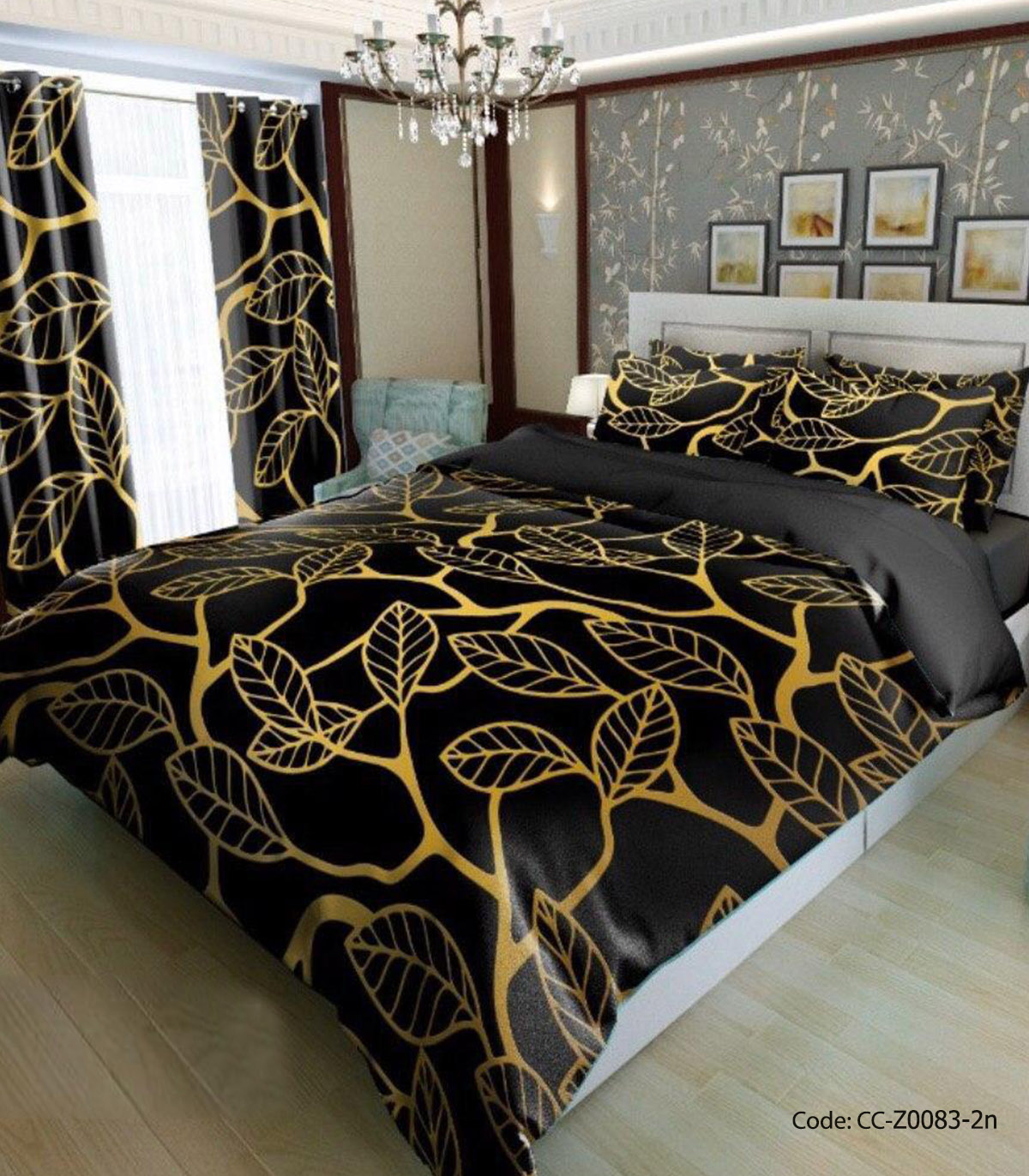 ست روتختی و لحاف دوختدار و ملحفه مدل نوگل