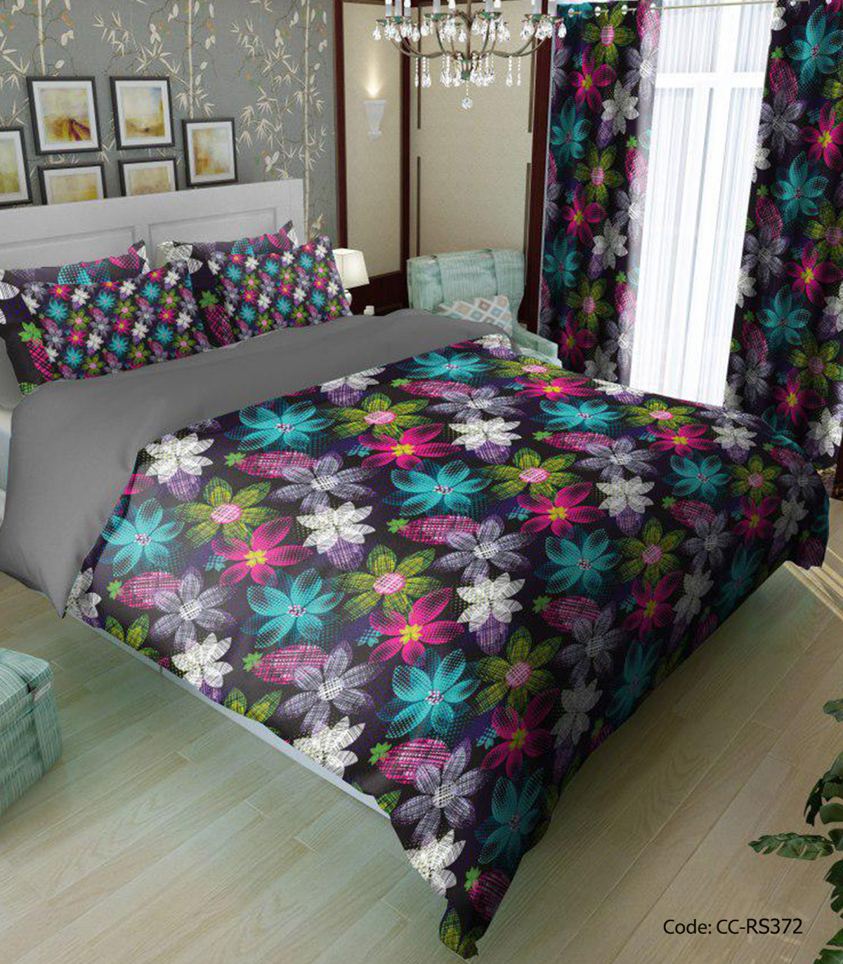 روتختی و لحاف دوختدار و ملحفه کشدار مدل نیکرخ