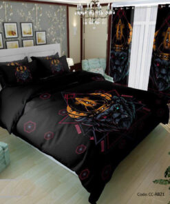 ست روتختی و ملحفه کشدار و لحاف مدل آتنا