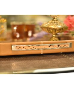 سینی چرم مونرو مدل مگنولیا