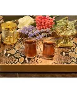 سینی چرم مونرو مدل مگنولیا