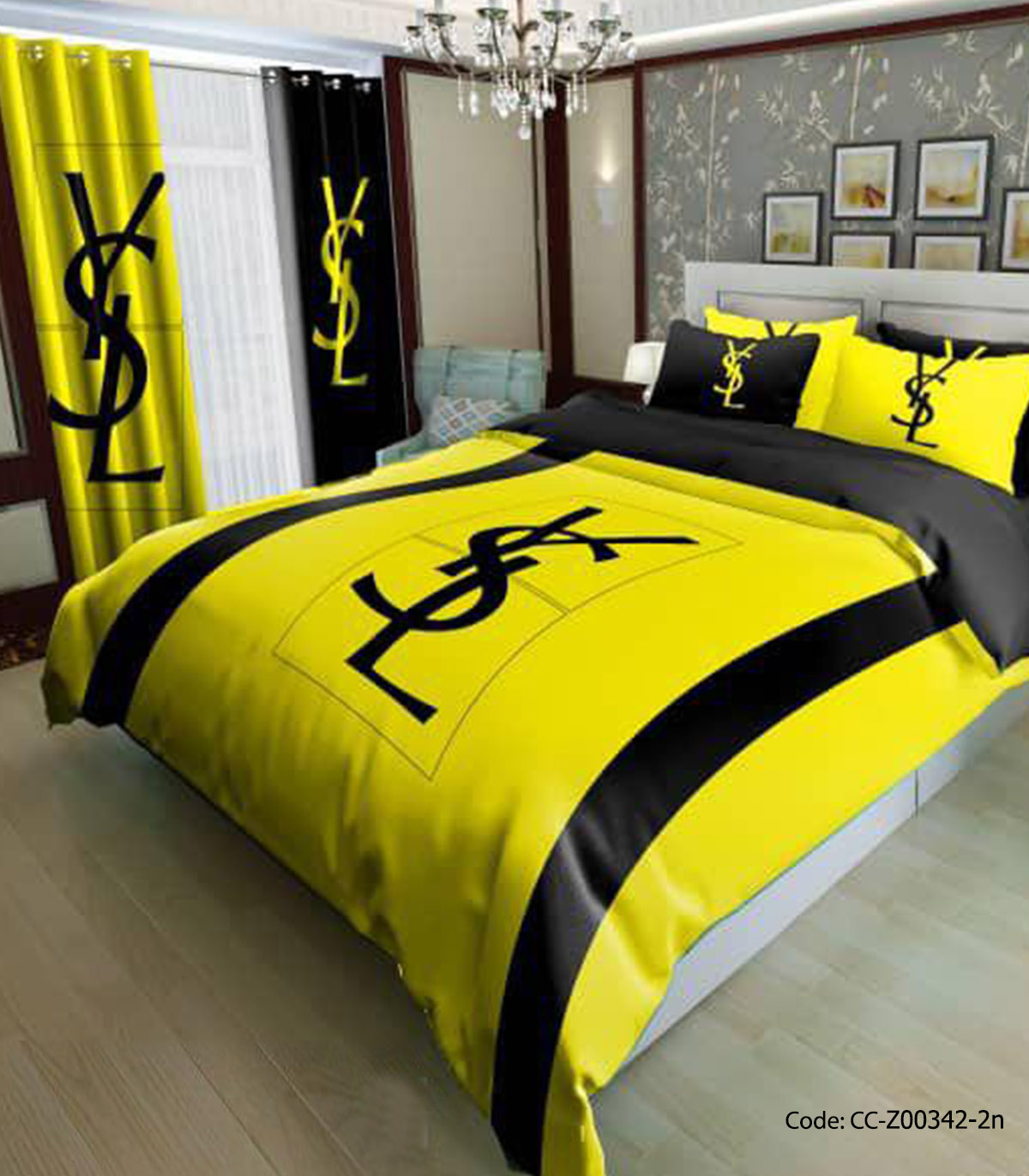 روتختی و ملحفه کشدار و لحاف دوختدار مدل LS