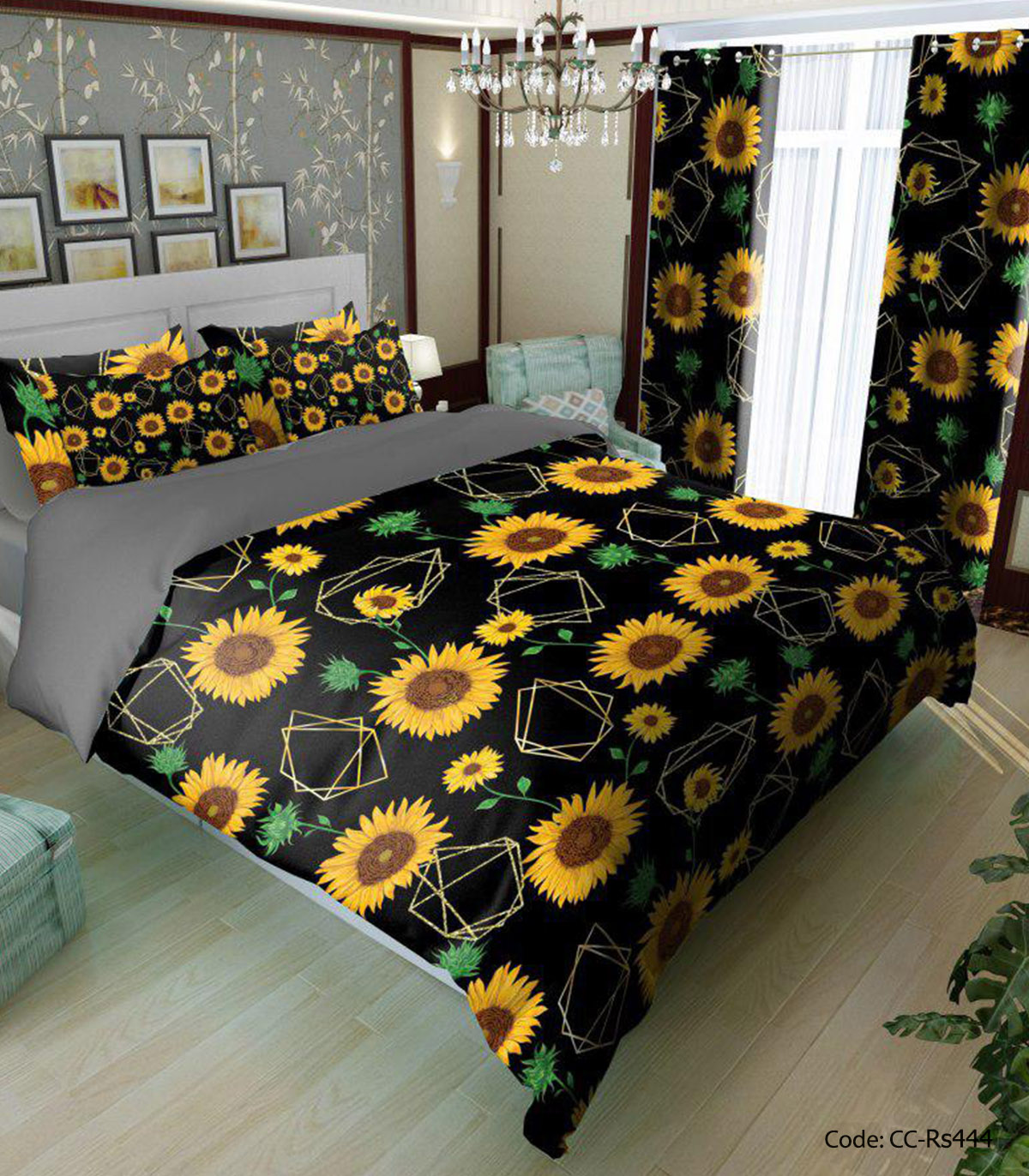 ست روتختی گلدار مدل به نگار