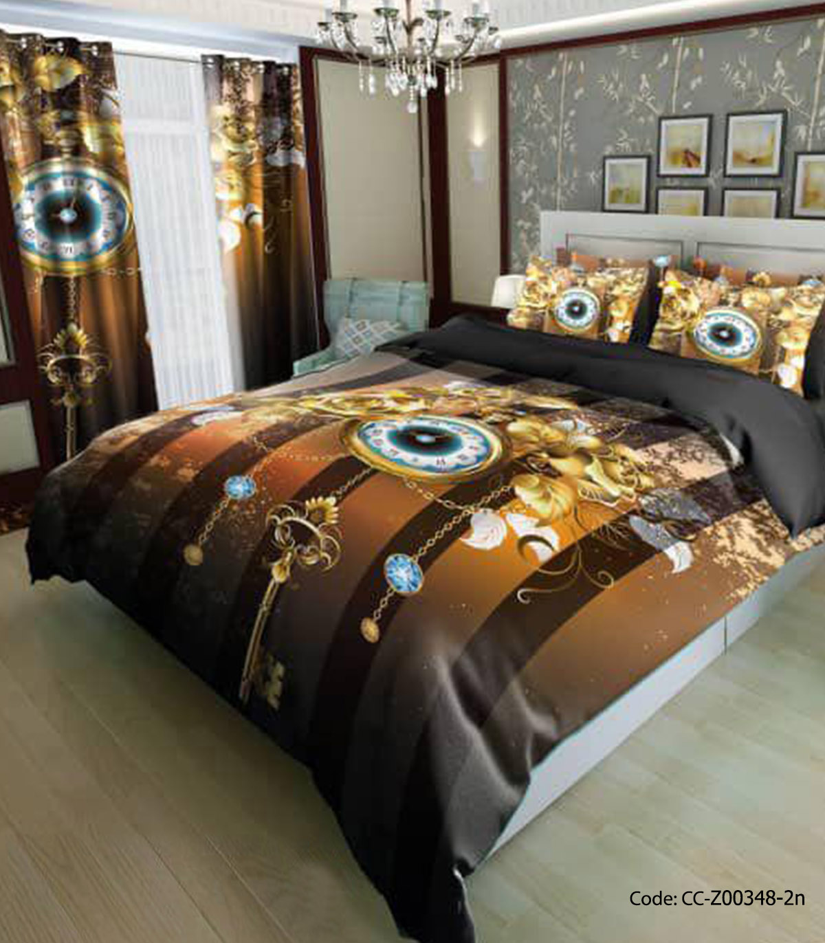 ست روتختی و لحاف مدل پردیس