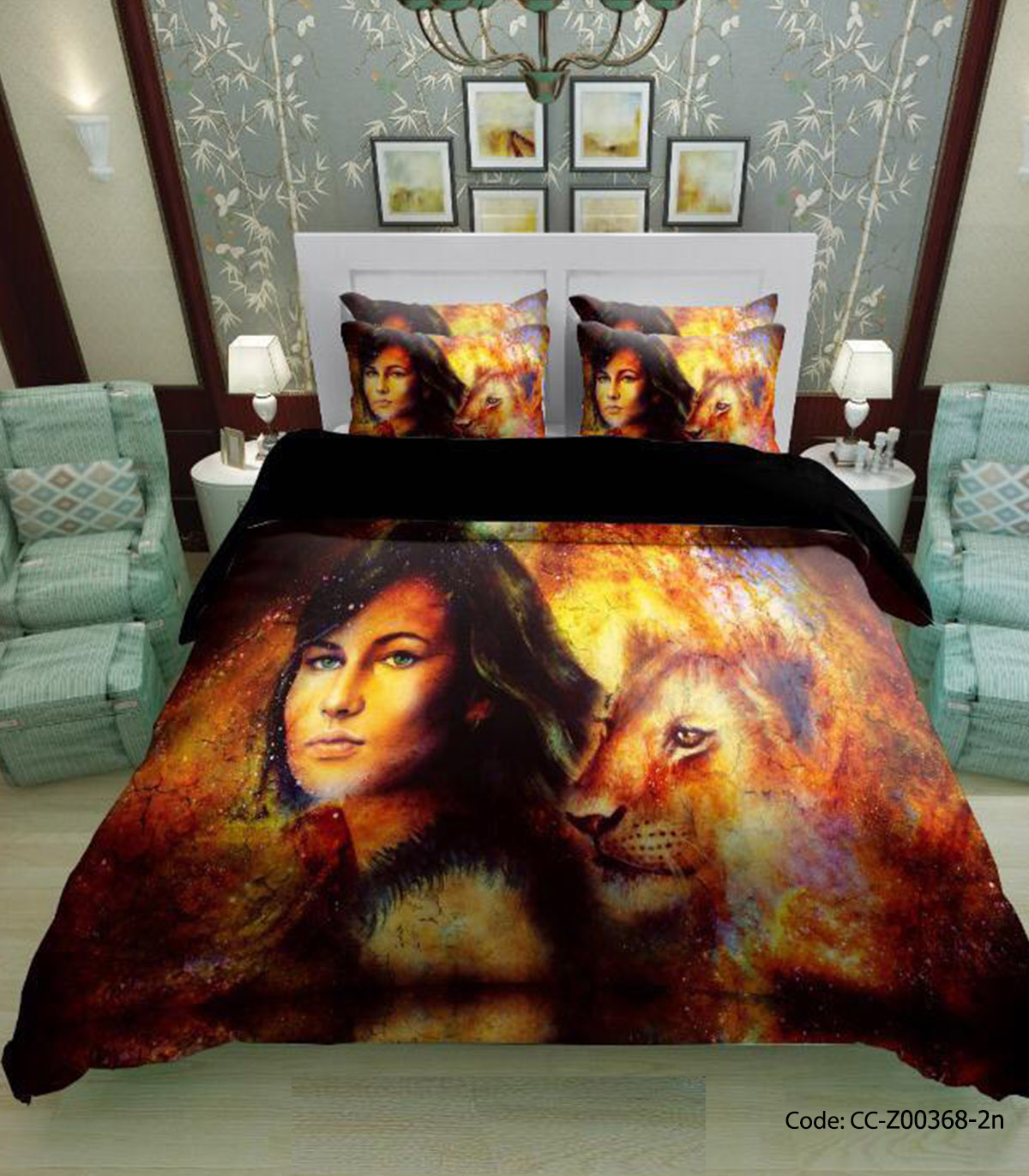 سرویس روتختی و ملحفه مدل پارمیدا