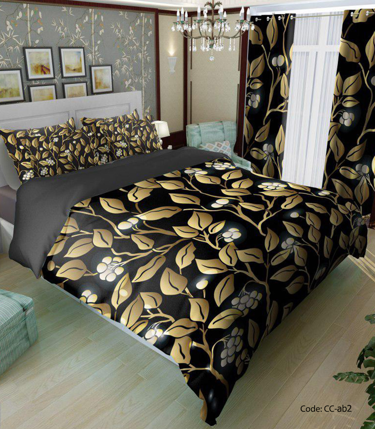 روتختی و ملحفه و لحاف مدل پوران