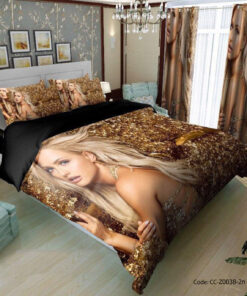 ست روتختی و ملحفه کشدار مدل تاج مهر