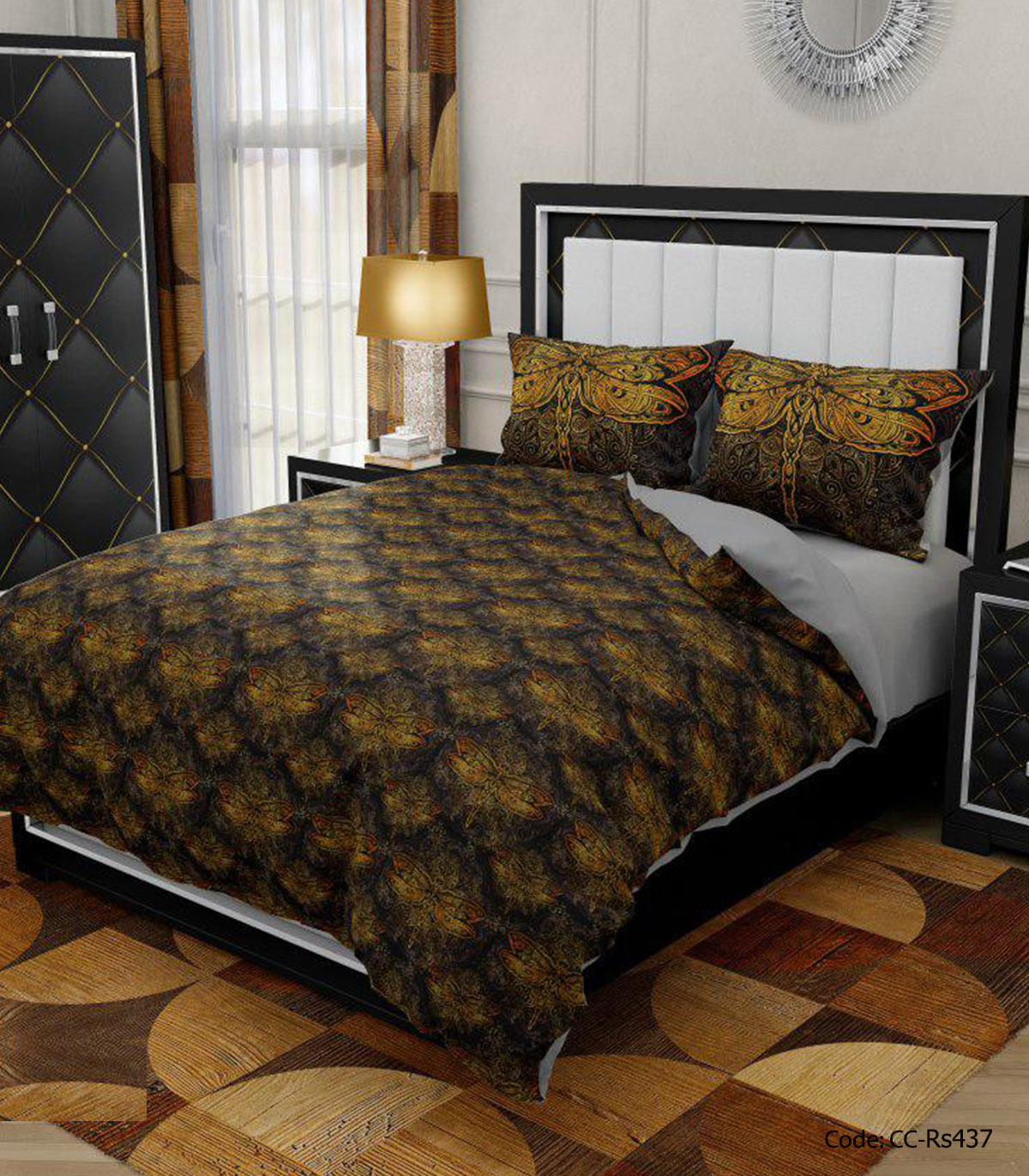 سرویس روتختی و ملحفه کشدار مدل تبسم