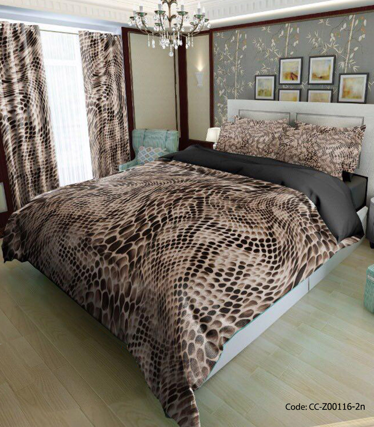 سرویس روتختی و لحاف دوختدار مدل چهرآرا