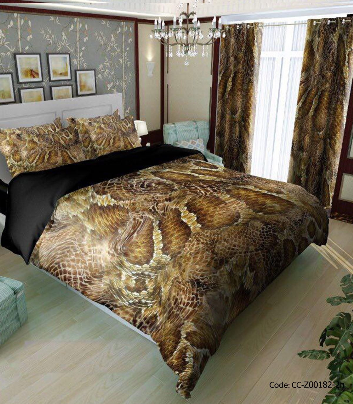 ست روتختی و لحاف دوختدار و ملحفه مدل حلما