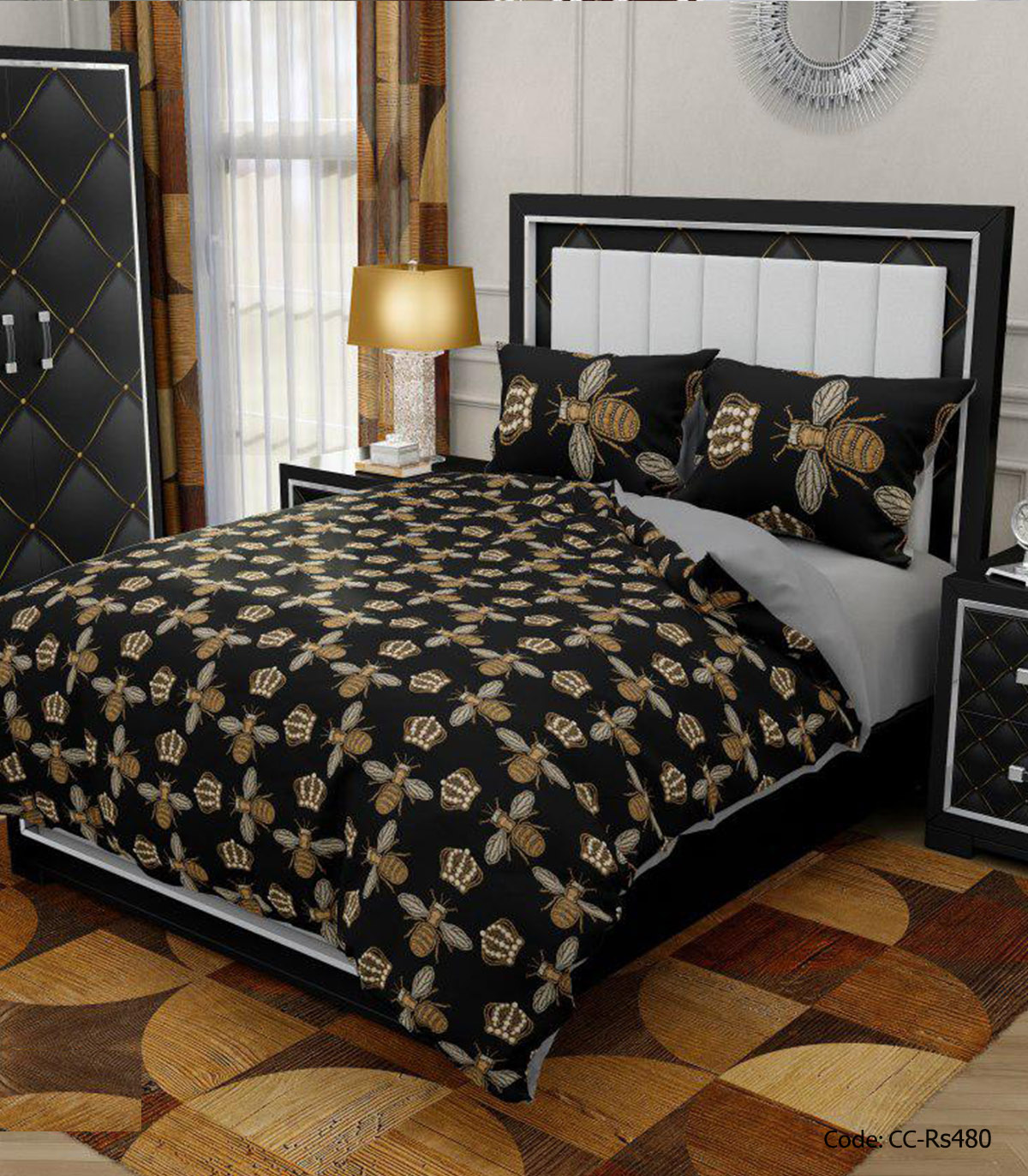 روتختی و لحاف دوختدار و ملحفه کشدار مدل حانی