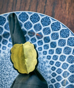 ست حلقه دستمال سفره رومادون سری 109