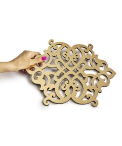 زیر بشقابی طرح ستاره رومادون دو تایی سری 106