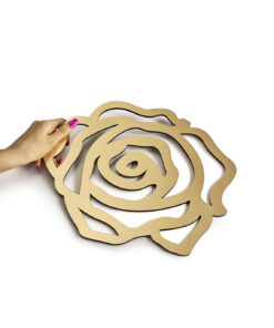 زیر بشقابی طرح گل دو تایی رومادون سری 108