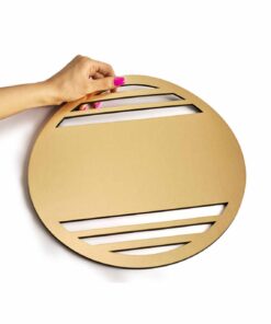 ست زیر بشقابی مدرن طرح گرد رومادون مجموعه دو عددی سری 117