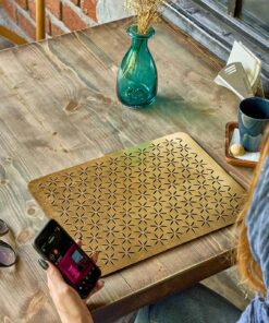 سرویس 2نفره زیر بشقابی مدل گل سری 132