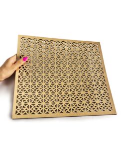 ست زیر بشقابی 2 نفره مدل شطرنج سری 127