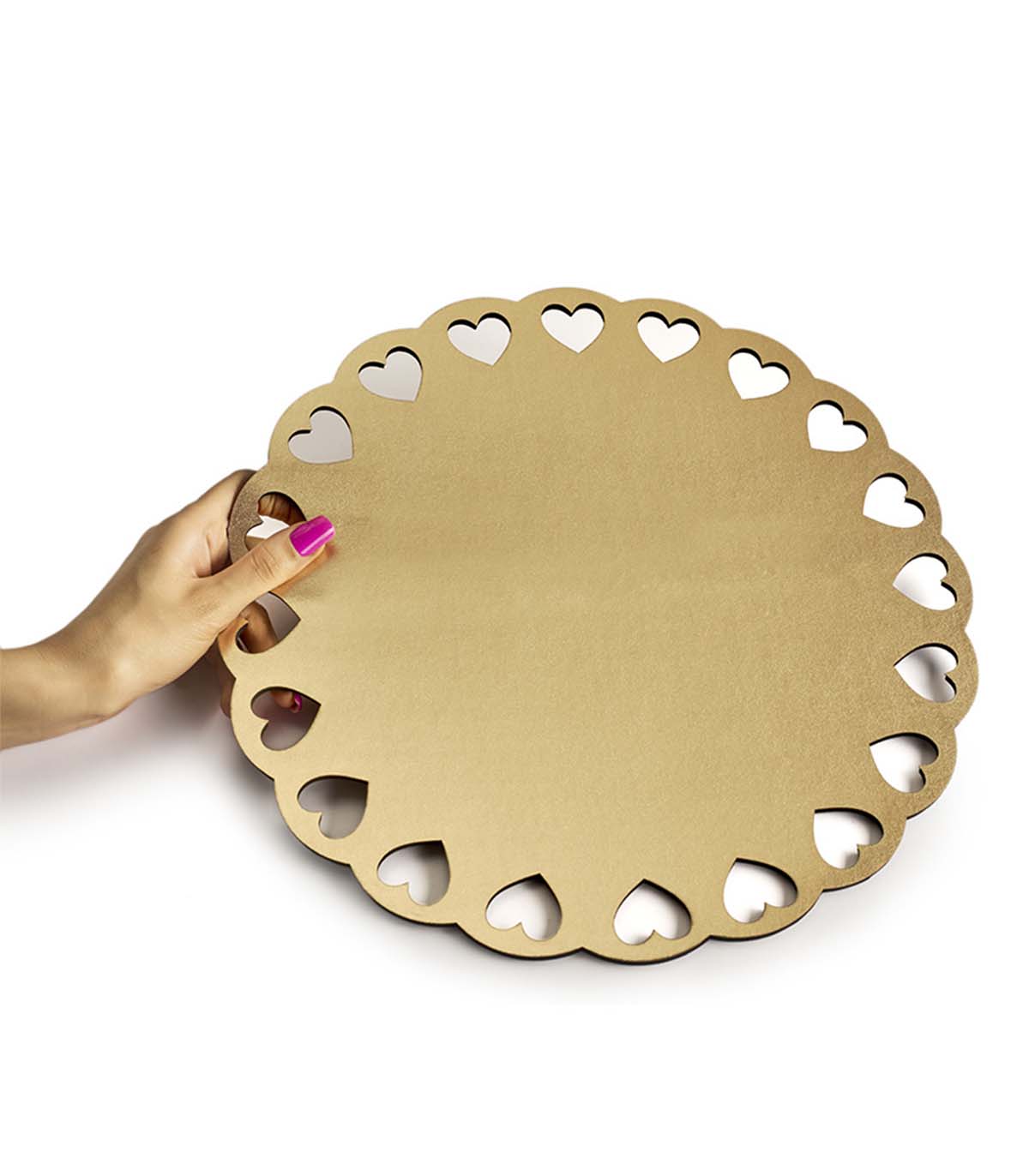 سرویس 2 نفری زیر بشقابی قلبی رومادون سری 120