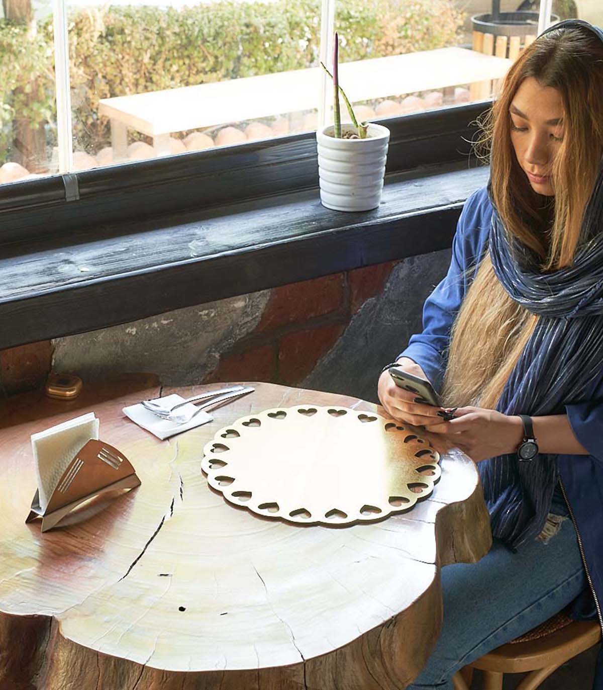 سرویس 2 نفری زیر بشقابی قلبی رومادون سری 120