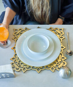 ست 2 عددی زیر بشقابی مربع رومادون سری 143