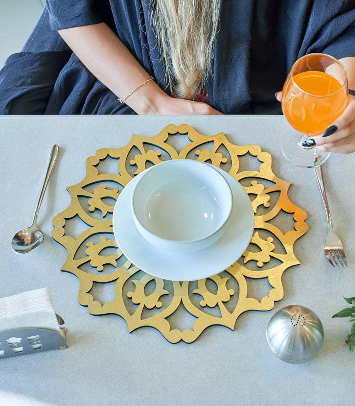 ست زیربشقابی 2 عددی مدرن کد 140