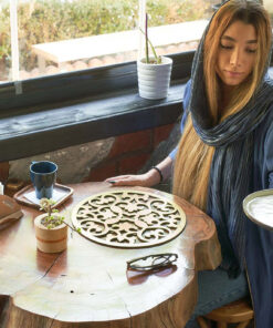 ست زیربشقابی گرد 2 عددی کد 125