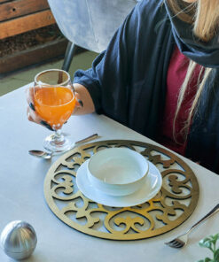 ست زیربشقابی گرد 2 عددی کد 125