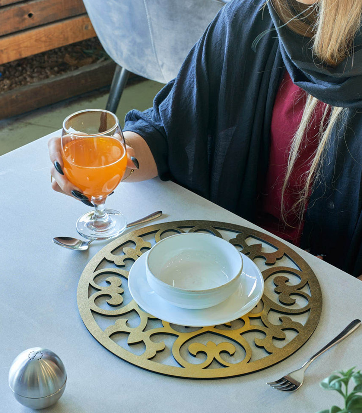 ست زیربشقابی گرد 2 عددی کد 125