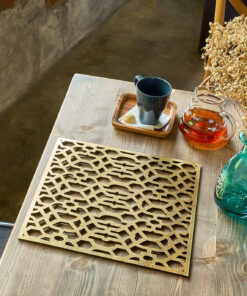 ست مربعی زیربشقابی 2 عددی کد 154