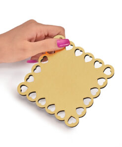 ست زیر لیوانی قلبی 2 نفره سری 121