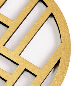 ست زیر لیوانی طلایی و نقره ای رومادون سری 118 دو عددی