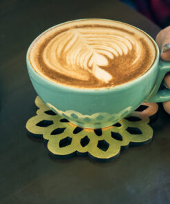 ست زیر لیوانی عروس 2 تایی رومادون سری113