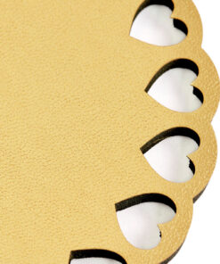 سرویس زیرلیوانی گرد قلبی 2عددی کد 120