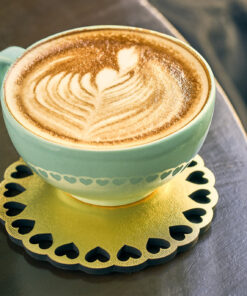 سرویس زیرلیوانی گرد قلبی 2عددی کد 120