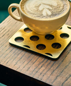 ست زیرلیوانی مربعی سوراخ دار 2عددی کد 122