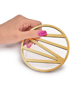 ست زیرلیوانی گرد دو عددی کد 134