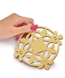 سرویس زیرلیوانی طرح گل دو عددی کد 135