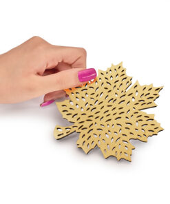 ست زیر لیوانی 2 عددی برگ پاییزی کد 138