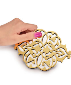 ست زیرلیوانی چرمی 2 عددی کد 139