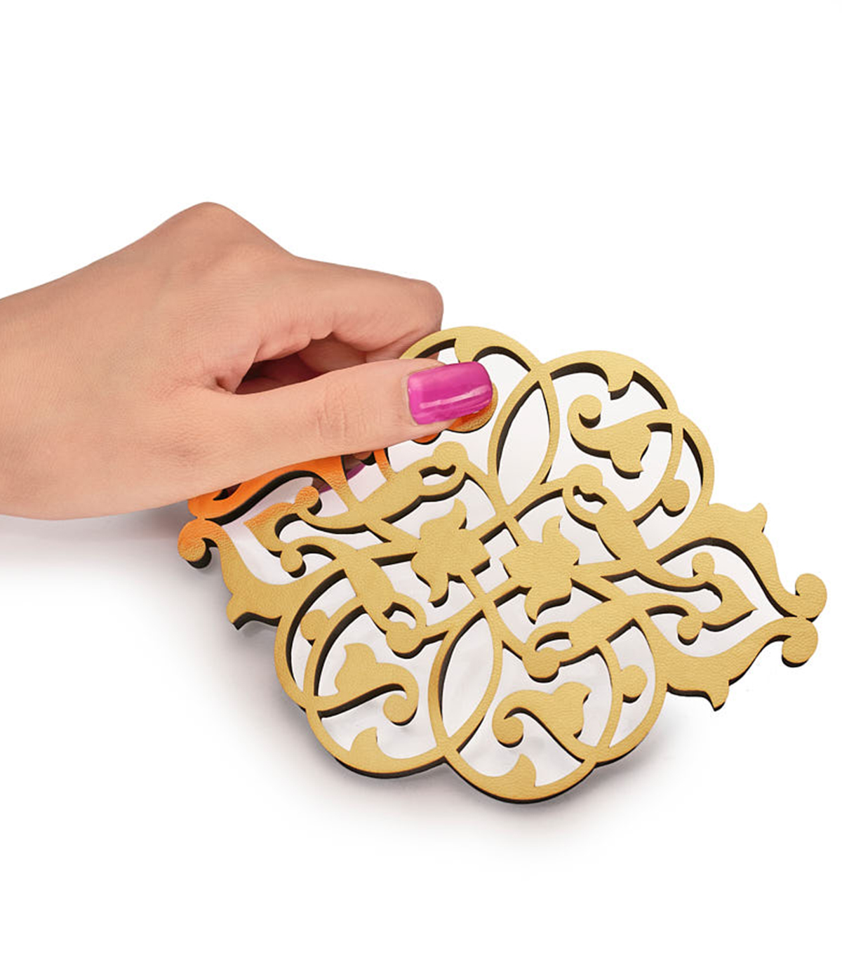 ست زیرلیوانی چرمی 2 عددی کد 139