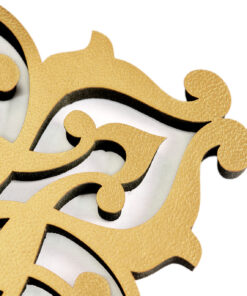 ست زیرلیوانی چرمی 2 عددی کد 139