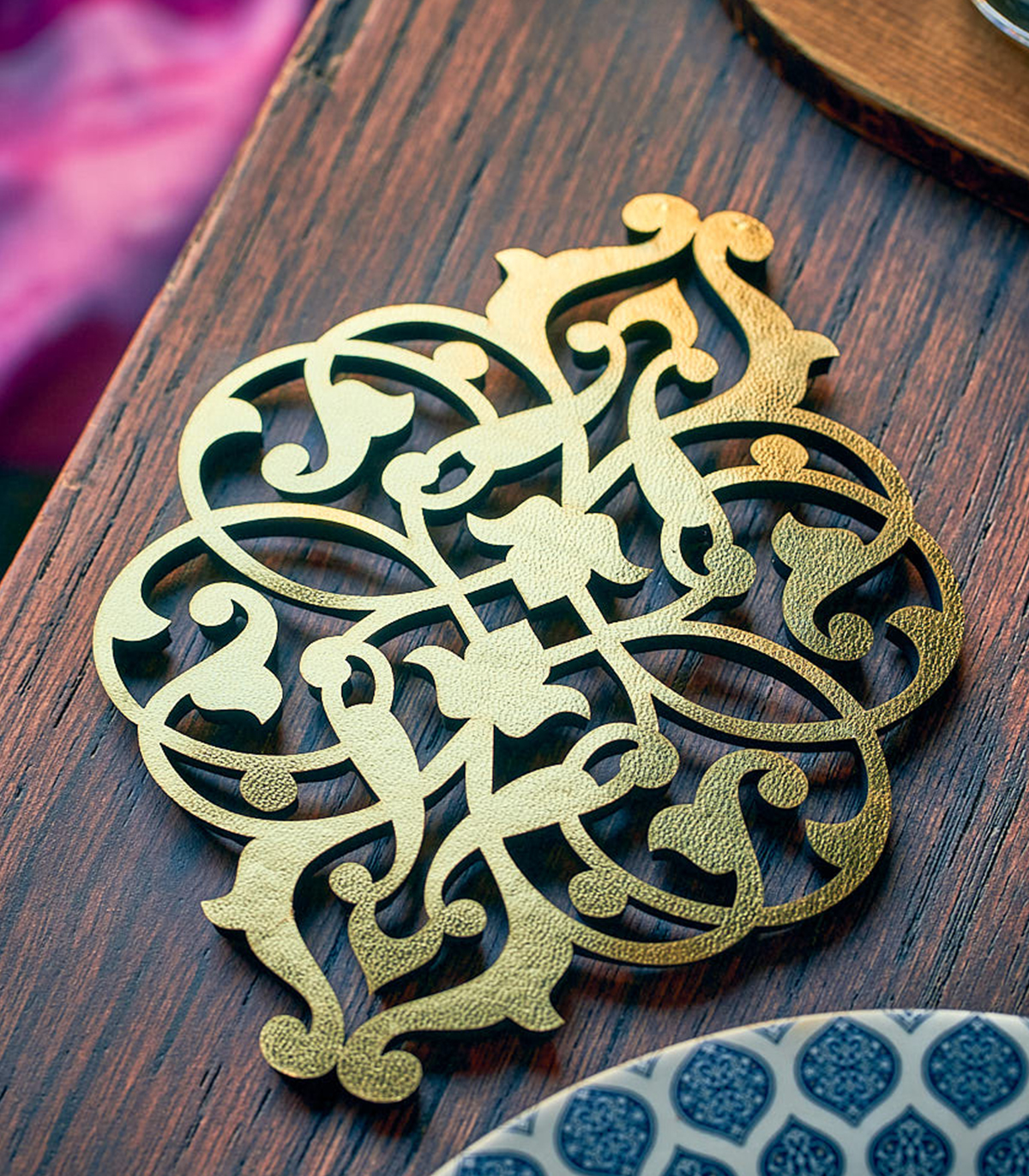 ست زیرلیوانی چرمی 2 عددی کد 139