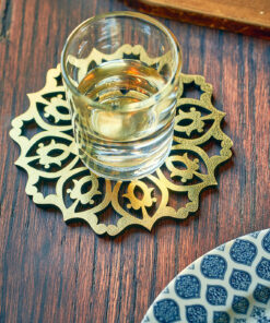 سرویس زیرلیوانی چرمی 2 عددی کد 140