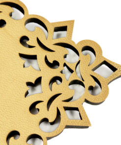 ست زیرلیوانی مربعی دو عددی کد 143