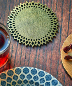 ست زیرلیوانی 2عددی خورشیدی گرد کد 167