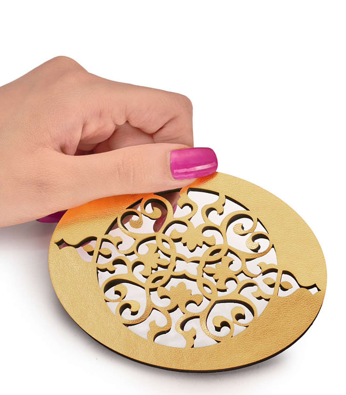 ست زیرلیوانی 2عددی بیضی کد 173