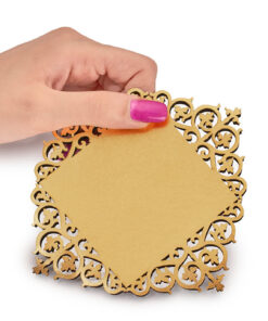 ست زیرلیوانی 2عددی عروس کد 178