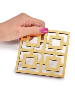 ست 2عددی زیرلیوانی مربعی کد 184